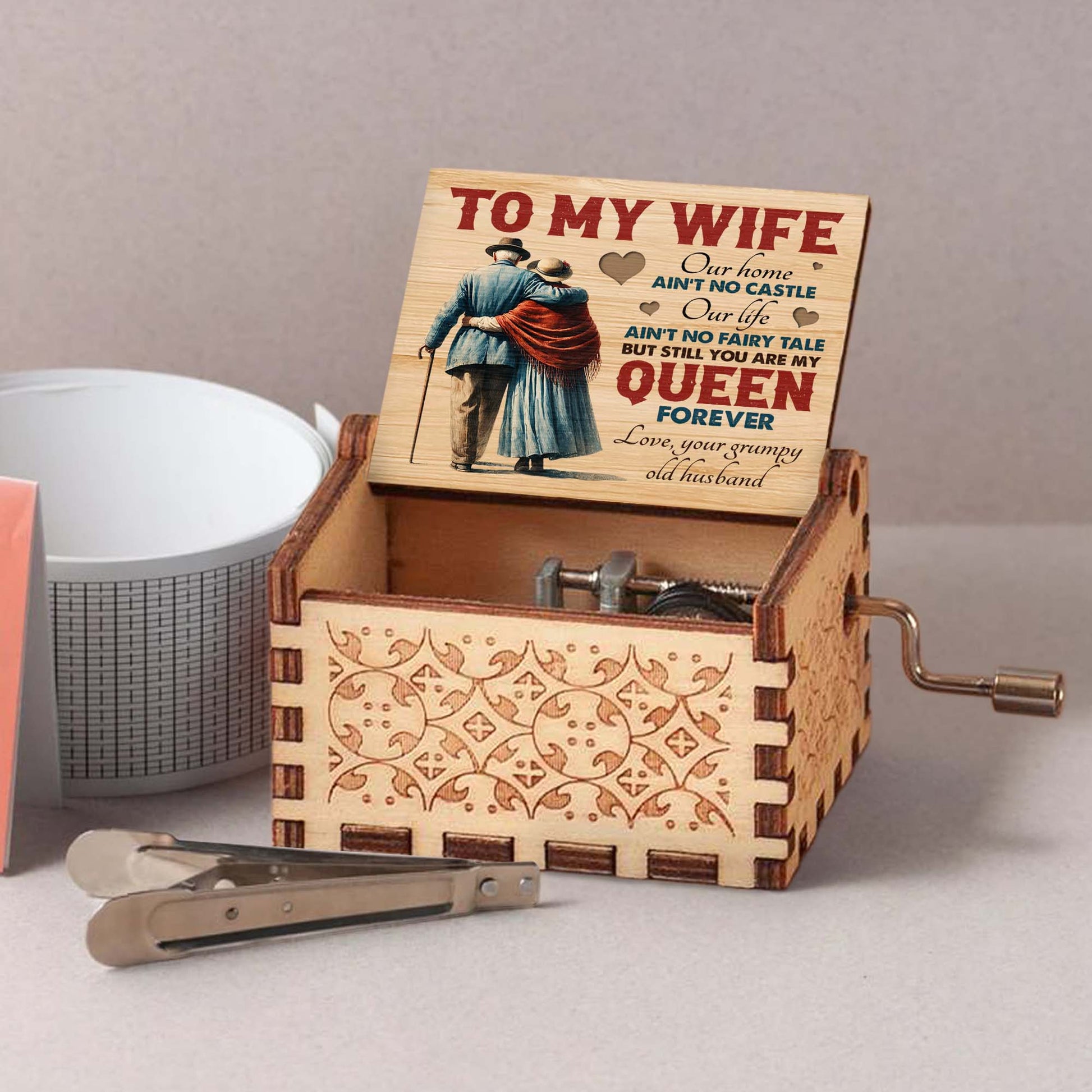 To My Wife Our Home Ain't No Castle But You Are My Queen Forever