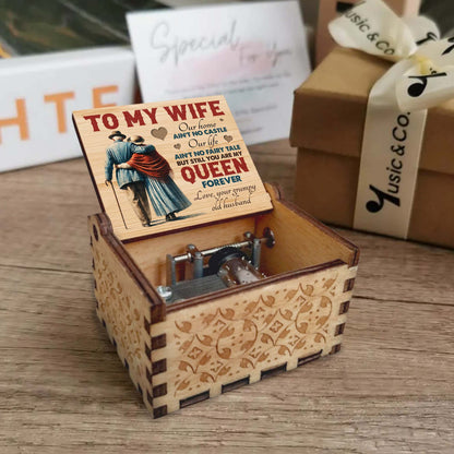 To My Wife Our Home Ain't No Castle But You Are My Queen Forever
