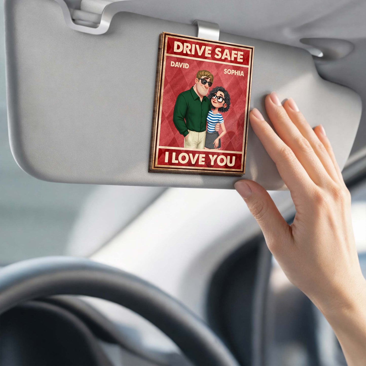 Drive Safe I Love You Custom Couple And Sunglasses