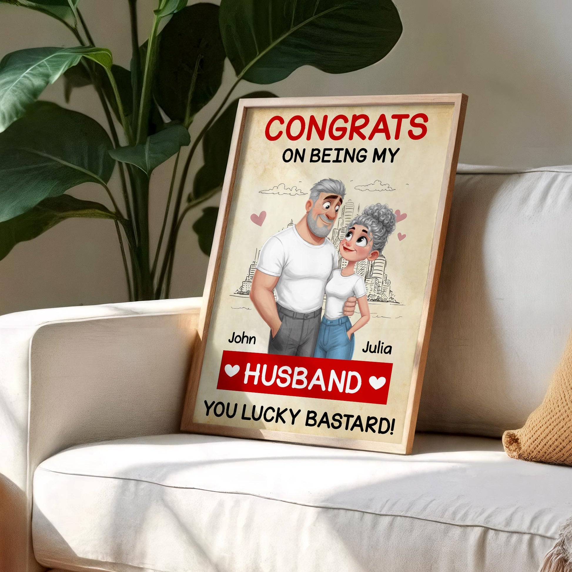 Congrats On Being My Husband Couple And Heart