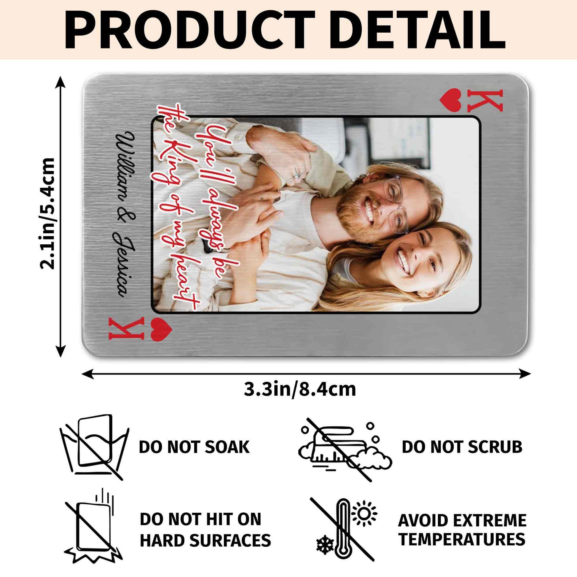 You'll Always Be The King Of My Heart, King Card