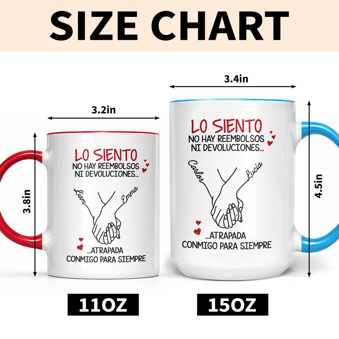 Lo Siento, No Hay Reembolsos Holding Hands