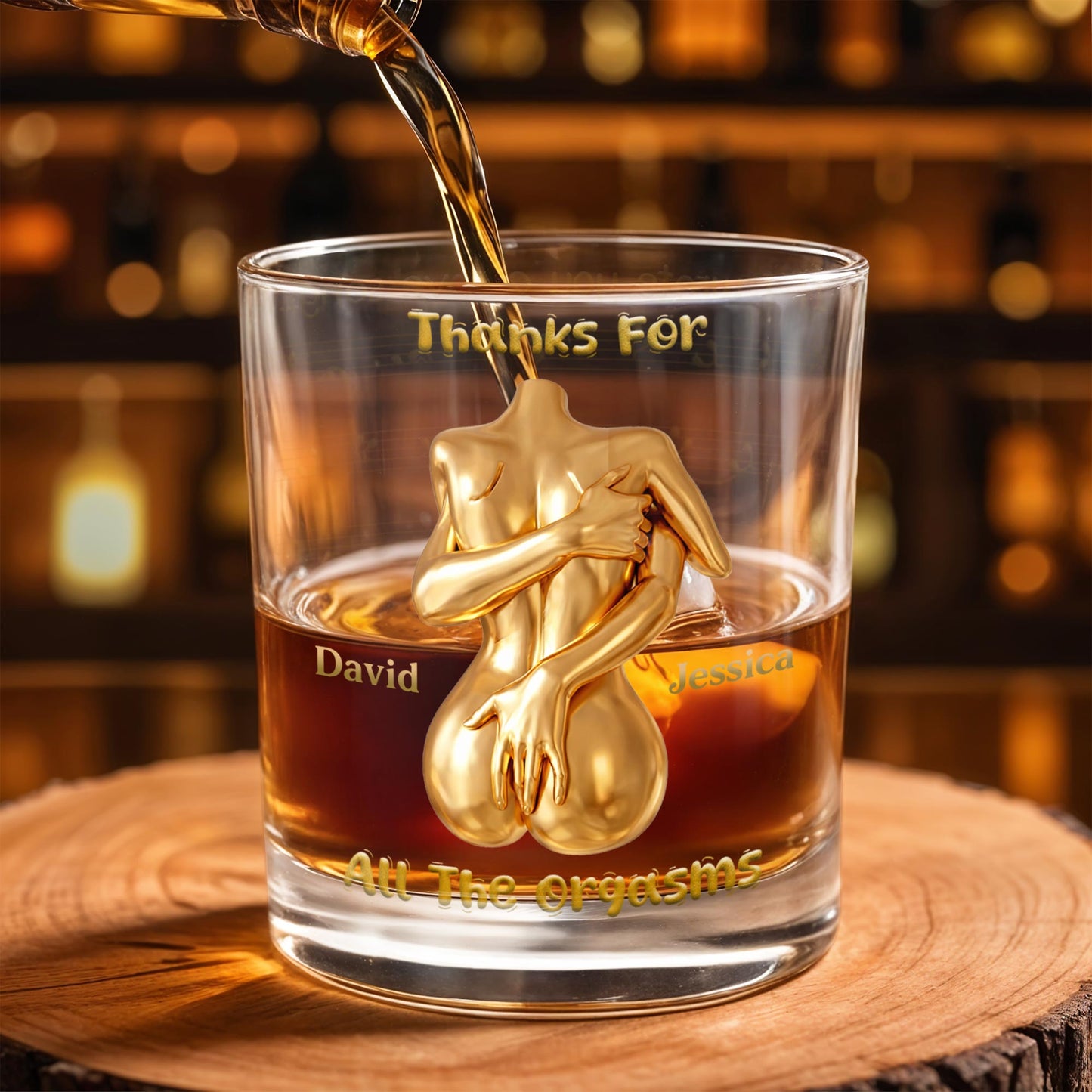 Thanks For All The Orgasms Embracing Gold Body