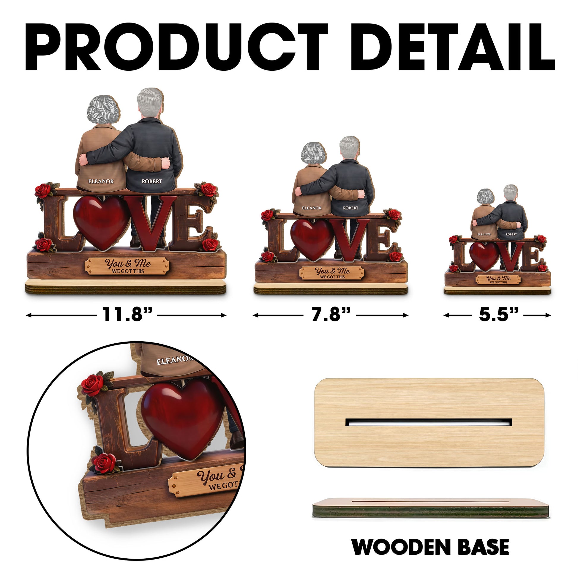 You & Me We Got This Love Heart Old Couple And Roses