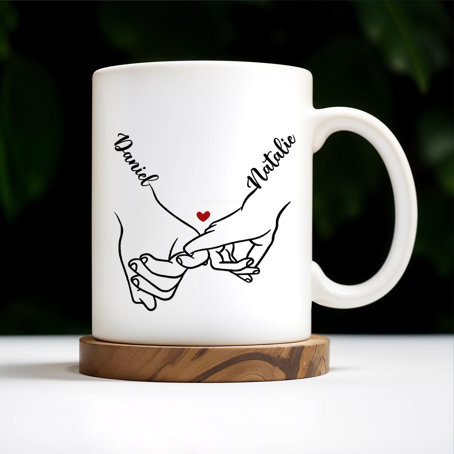 Connecting Hands Heart Symbol Love