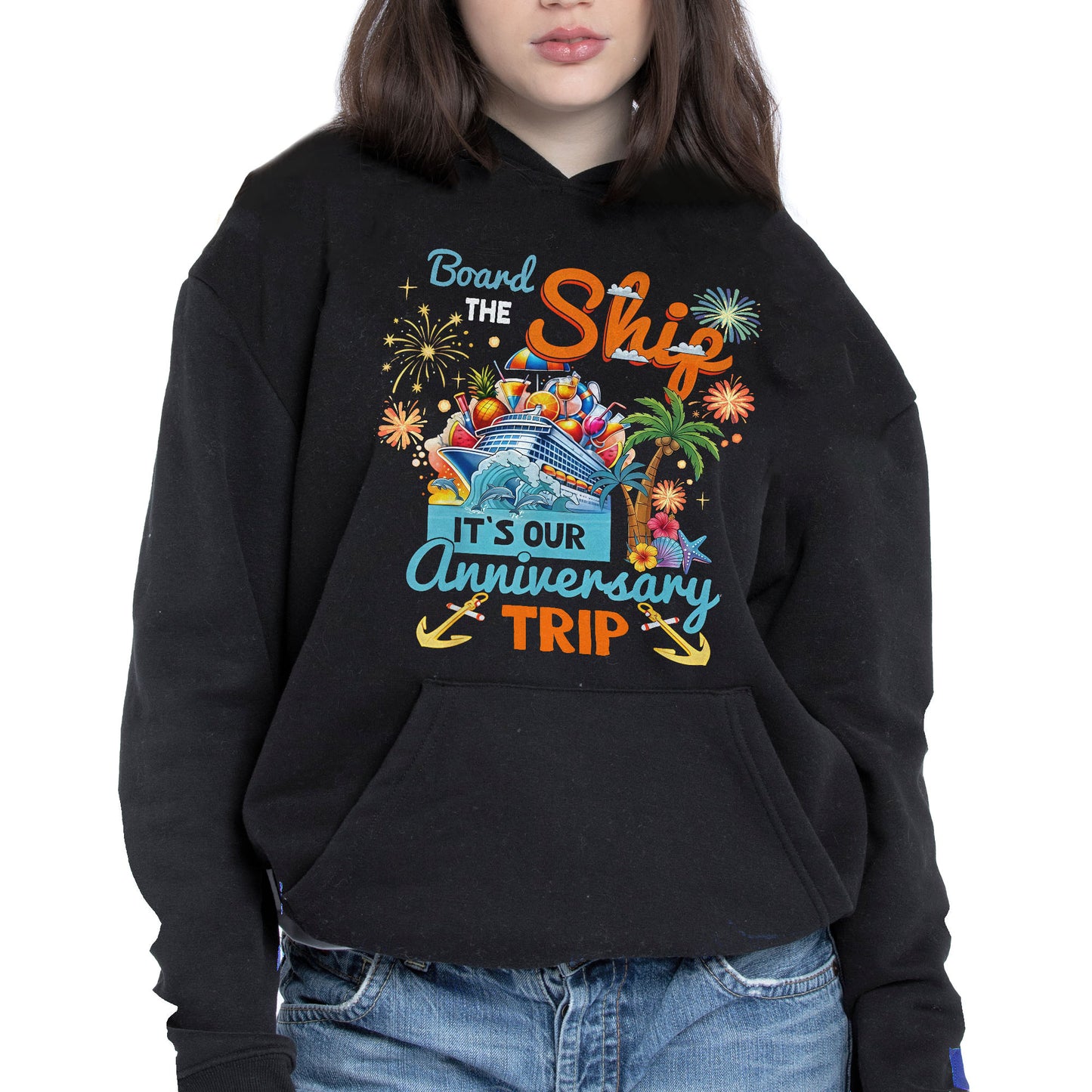 Board The Ship It Is Our Anniversary Trip Cruise Ship And Tropical Palm