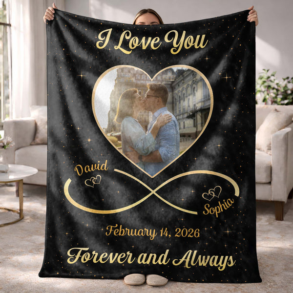 I Love You Forever And Always Infinity Heart Design