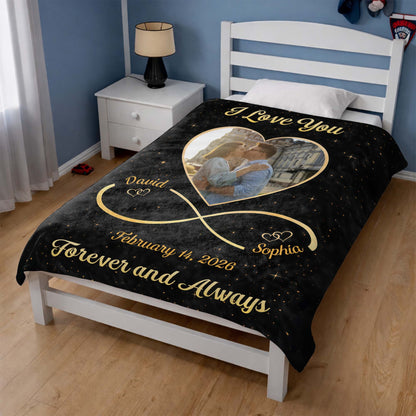 I Love You Forever And Always Infinity Heart Design