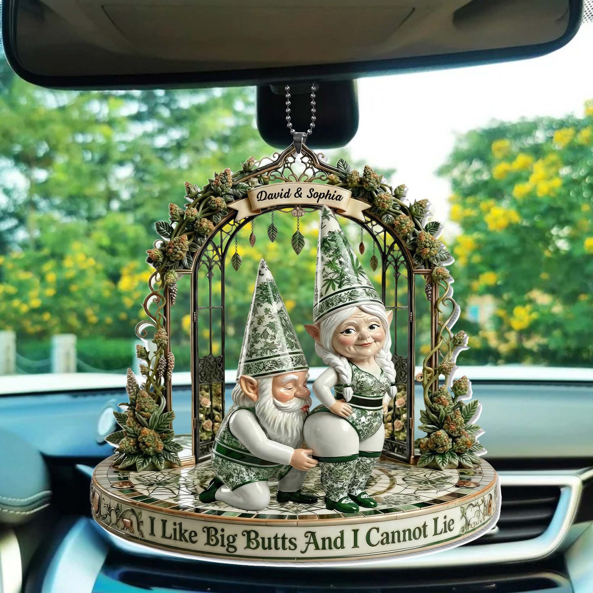 I Like Big Butts And I Cannot Lie Funny Gnomes In Flower Gate