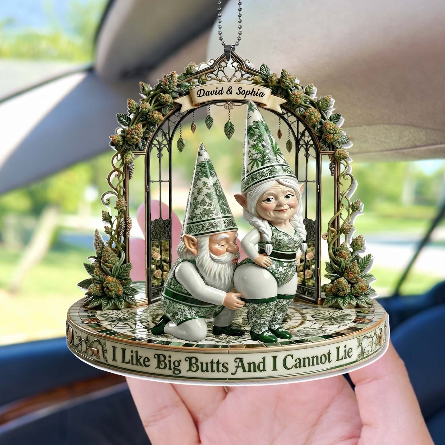 I Like Big Butts And I Cannot Lie Funny Gnomes In Flower Gate