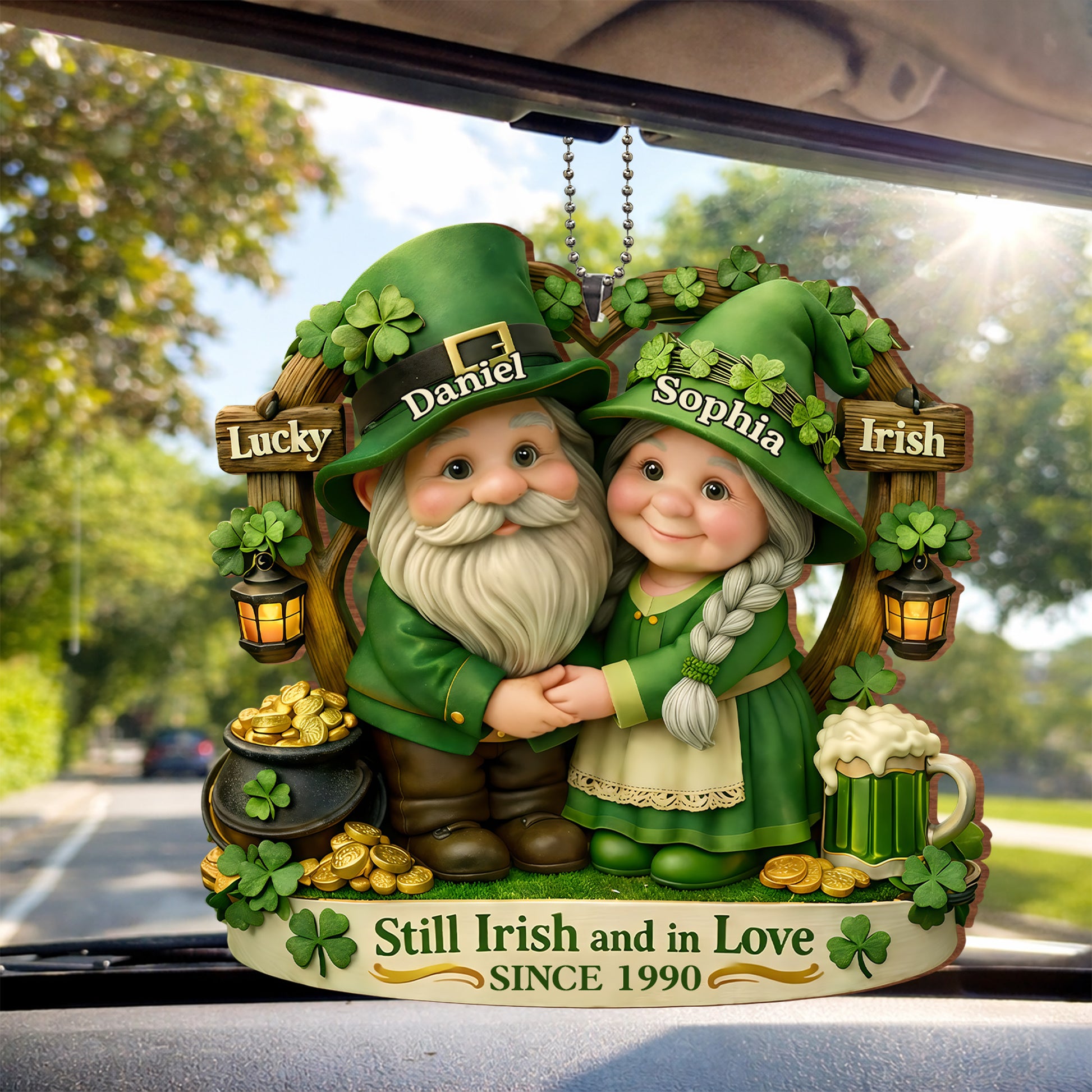 Still Irish And In Love Lucky Irish Gnomes With Pot Of Gold