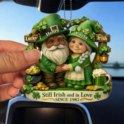 Still Irish And In Love Lucky Irish Gnomes With Pot Of Gold