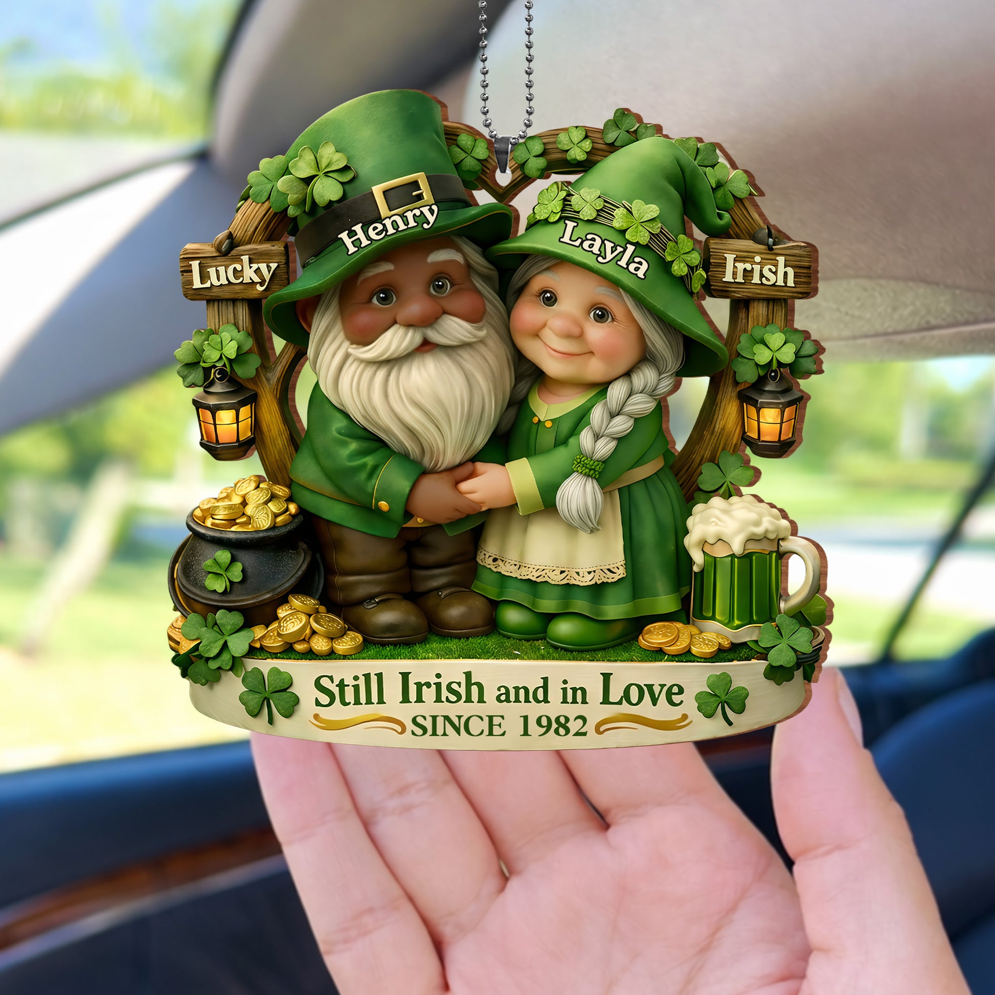 Still Irish And In Love Lucky Irish Gnomes With Pot Of Gold