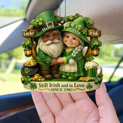 Still Irish And In Love Lucky Irish Gnomes With Pot Of Gold