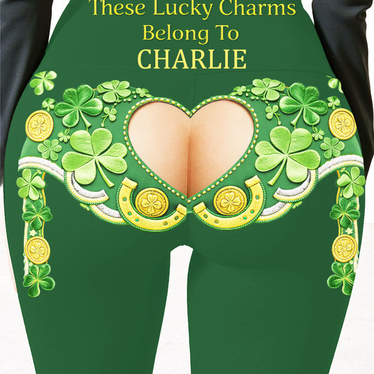 These Lucky Charms Belong To Shamrocks Gold Coins Horse Shoes