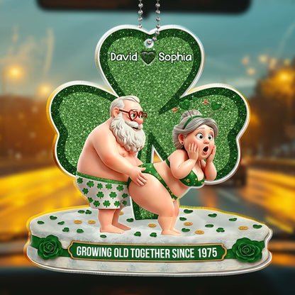 Growing Old Together Since Funny Shamrock Couple