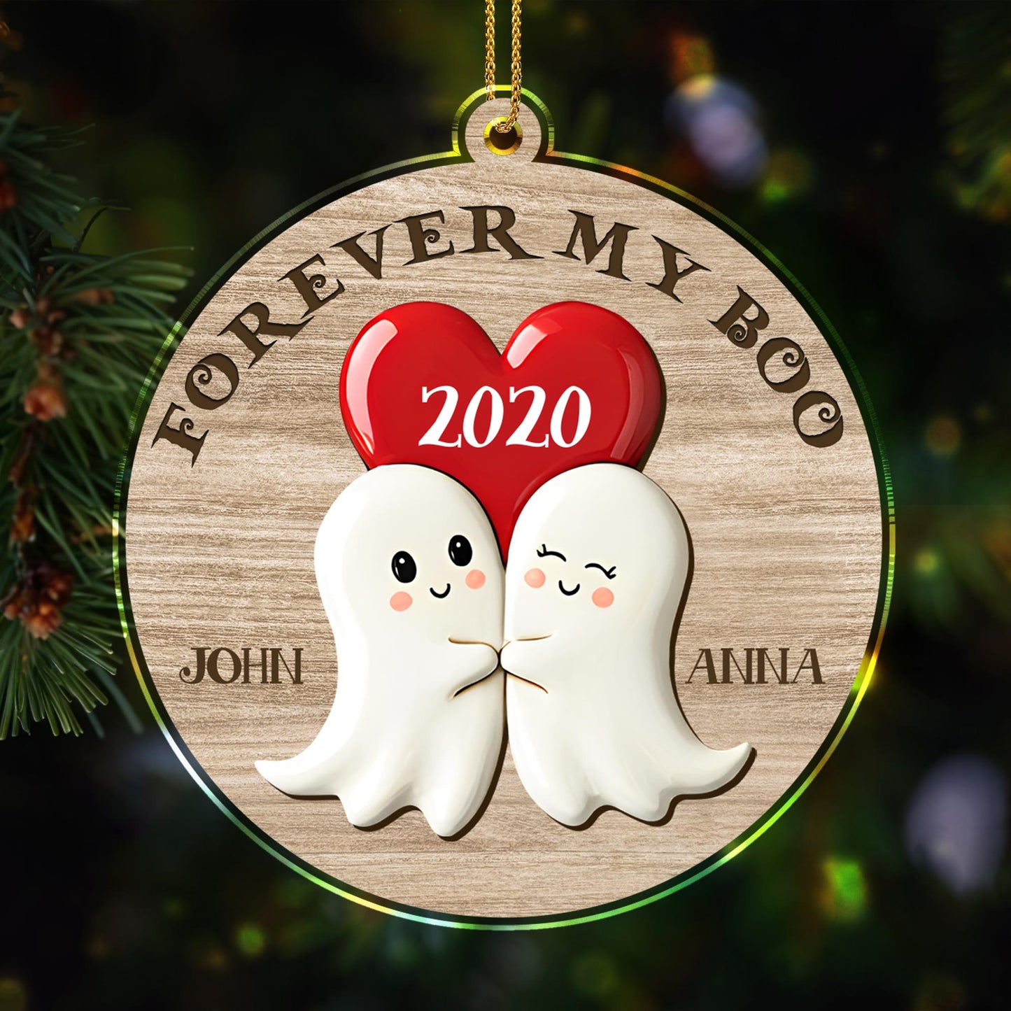 Forever My Boo With Cute Ghosts And A Heart
