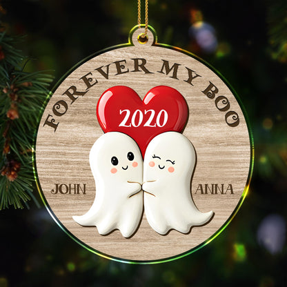 Forever My Boo With Cute Ghosts And A Heart