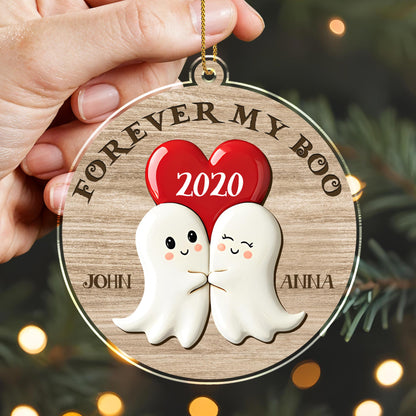 Forever My Boo With Cute Ghosts And A Heart