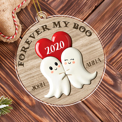 Forever My Boo With Cute Ghosts And A Heart