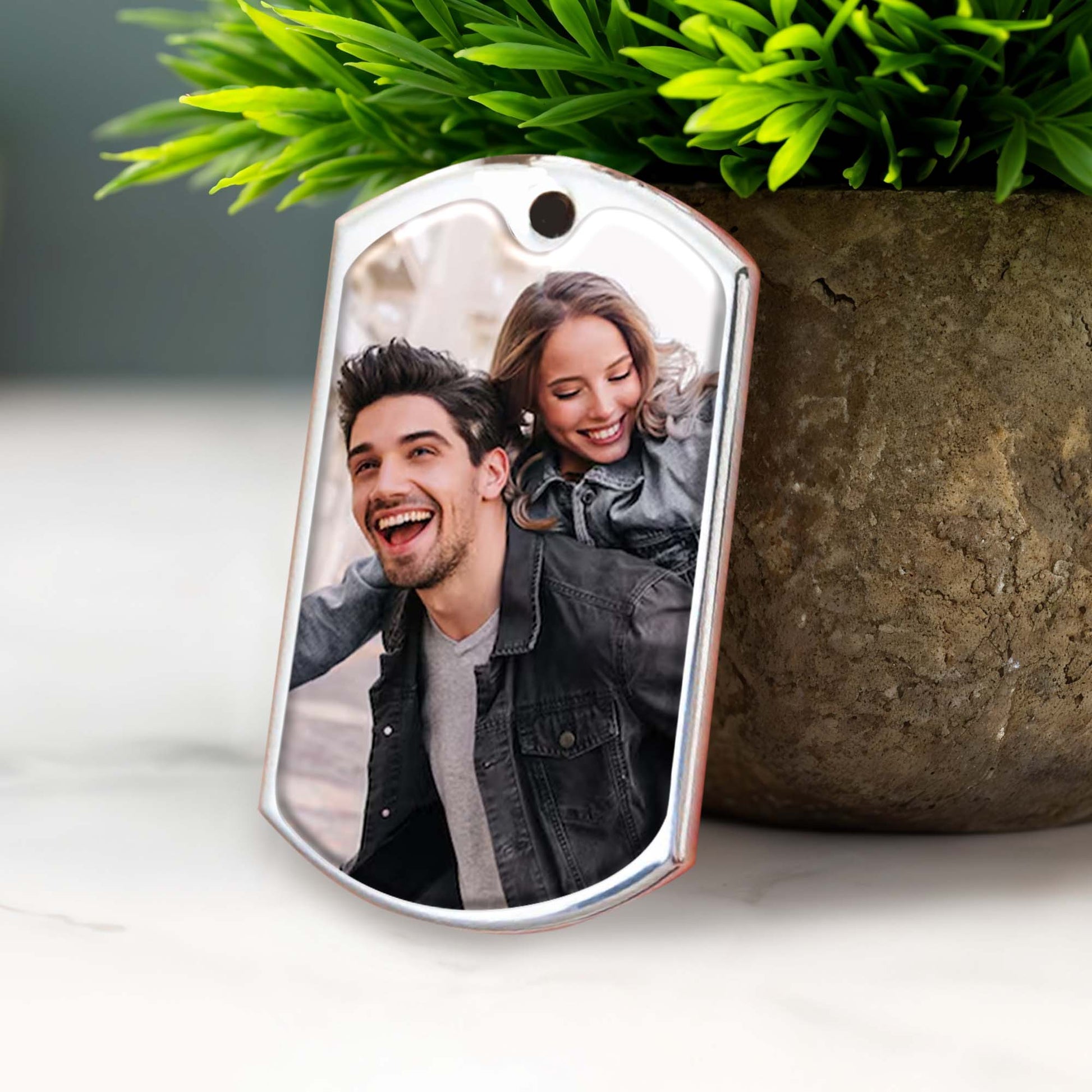 You Have My Heart And My A** Keychain With Heart And Peach Design