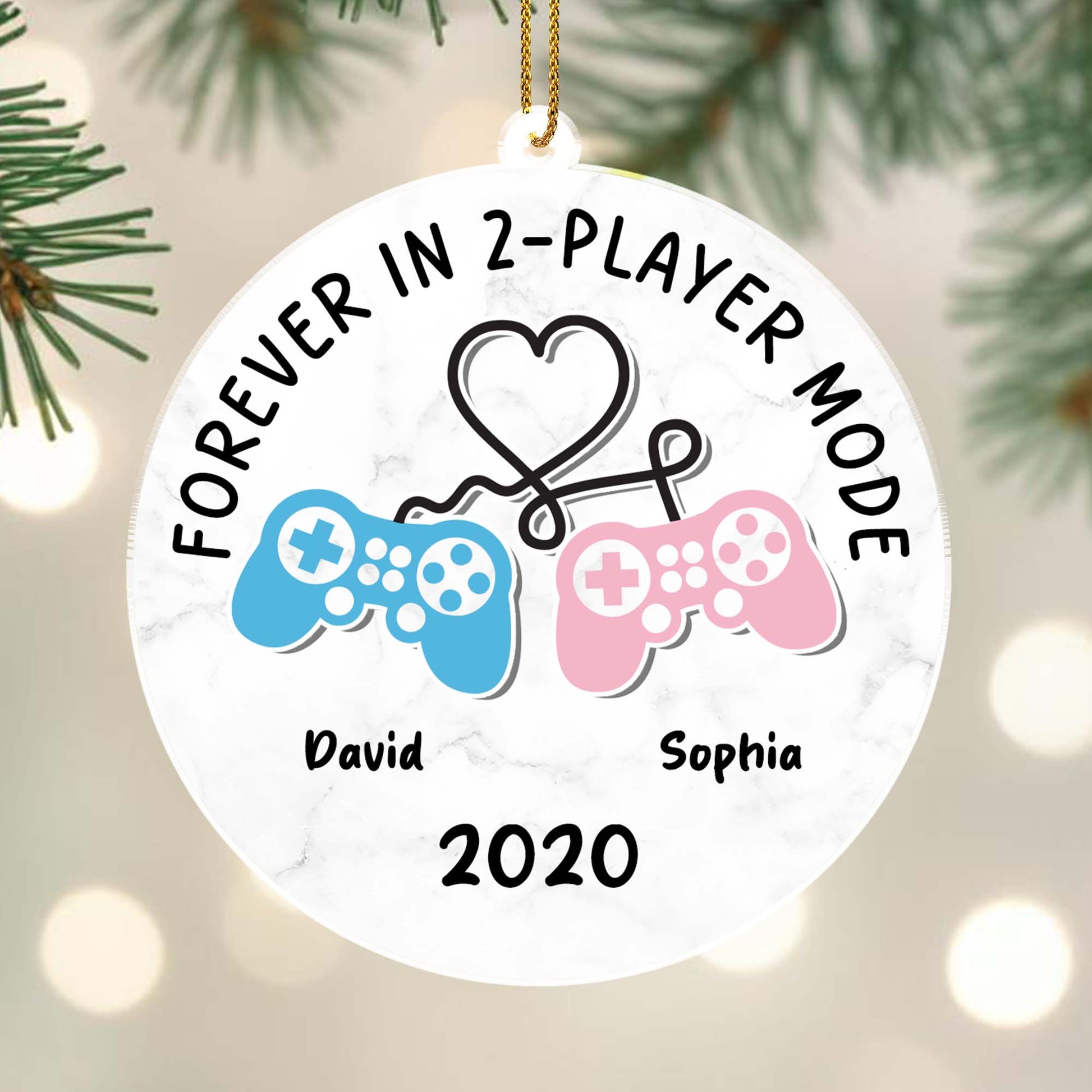 Forever In 2-Player Mode With Heart And Controllers