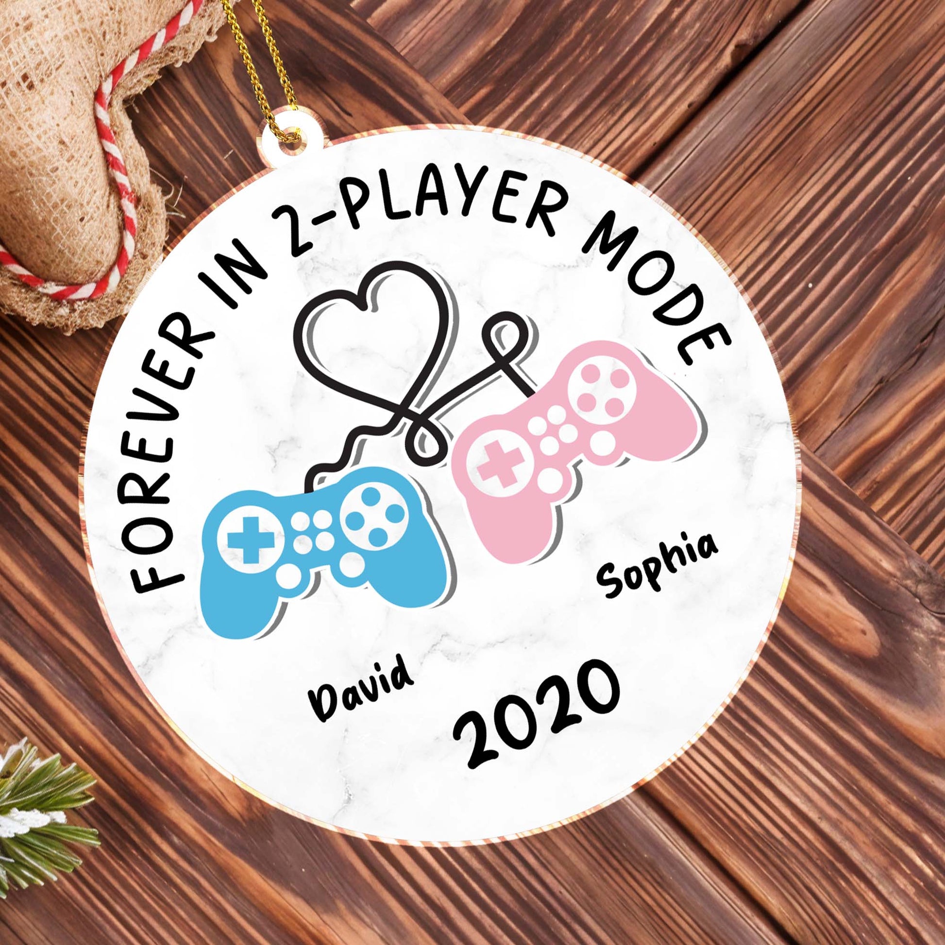 Forever In 2-Player Mode With Heart And Controllers