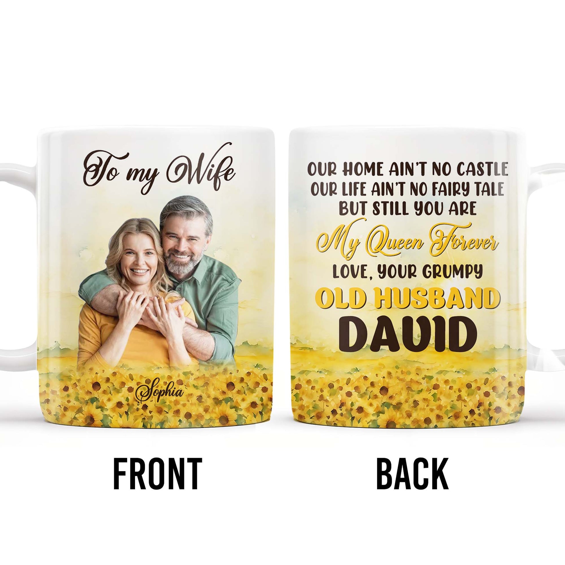 Love Your Grumpy Old Husband, My Queen Forever Mug