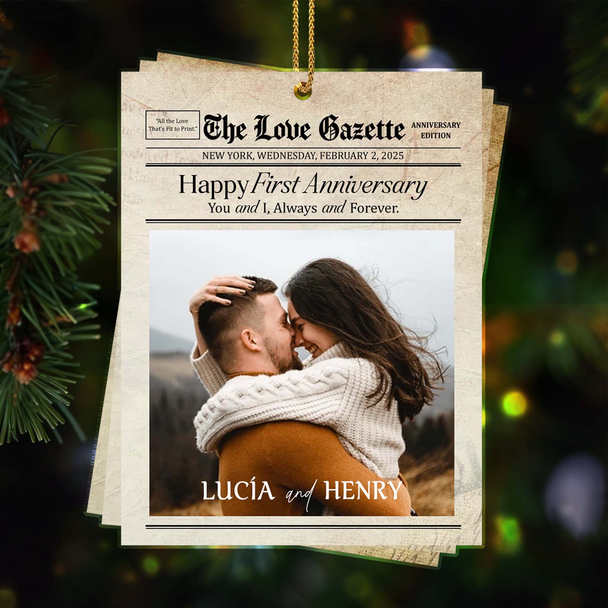 Happy First Anniversary You and I Always and Forever