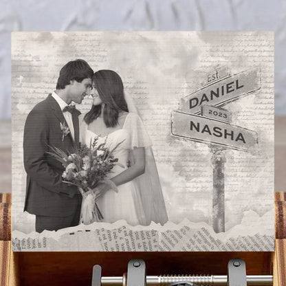 Enduring Love, Established Together With Wedding Street Sign