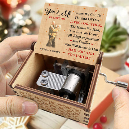 You & Me We Got This Elderly Couple Design