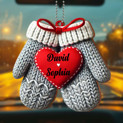Together Forever Woven With Love Heart And Mittens