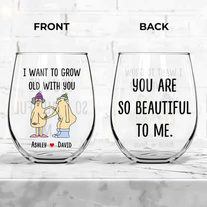 Grow Old With You Beautiful Couple Design
