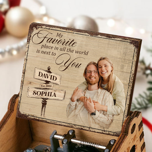 Favorite Place Next to You With Personal Photo