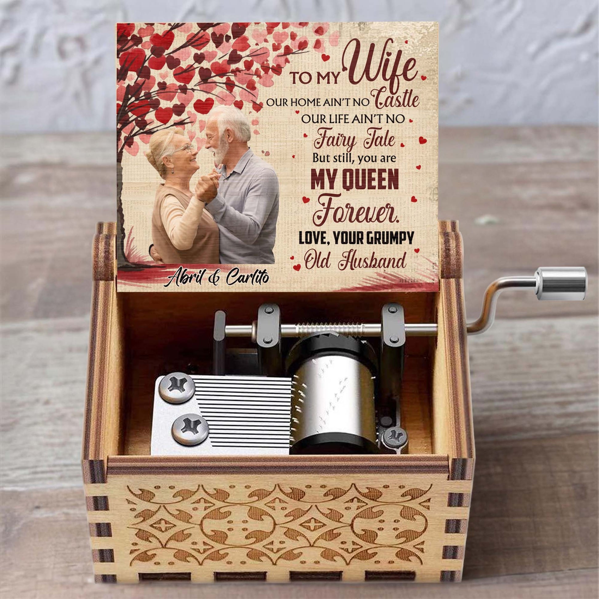 To My Wife You Are My Queen Forever With Hearts