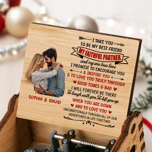 Best Friend And Faithful Partner Loving Promise Music Box