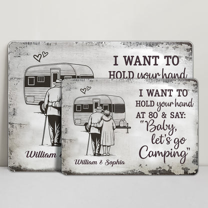 Hold Your Hand at 80 And Say Let's Go Camping