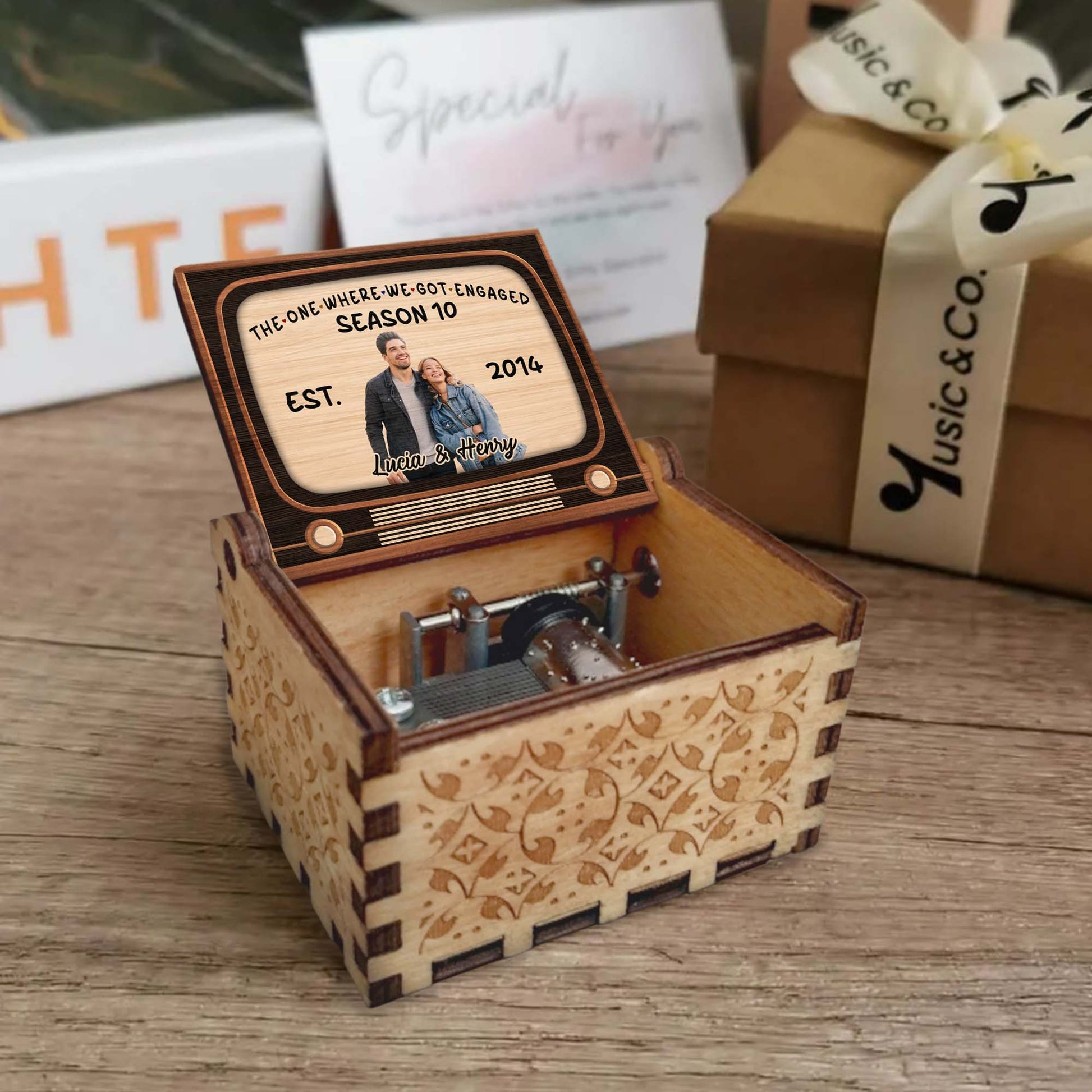 The One Where We Got Engaged TV Design For Couples