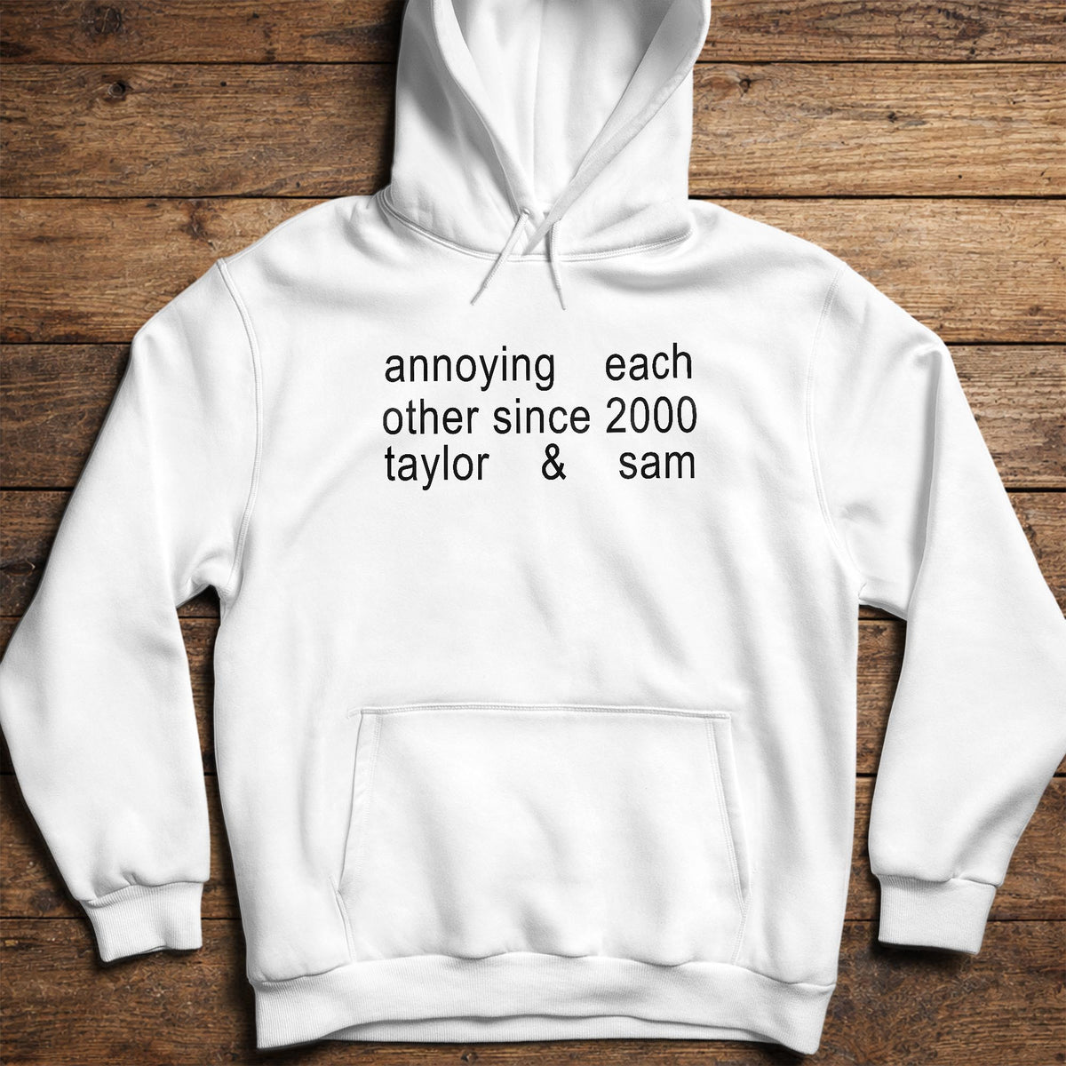 Annoying Each Other Since Personalized Couple T-shirt With Custom Characters - Personalized Custom Unisex T-shirt, Hoodie - CPL1901_WBAS