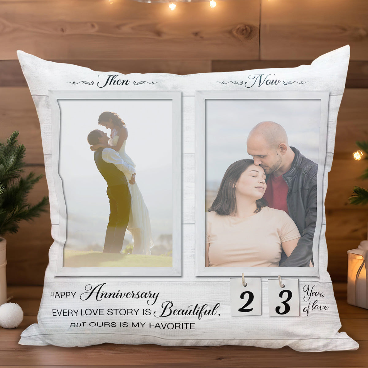 Every Love Story Is Beautiful But Ours Is My Favorite Anniversary Pillow