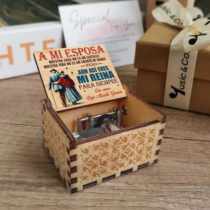 A Mi Esposa Mi Reina Para Siempre Elderly Couple Design