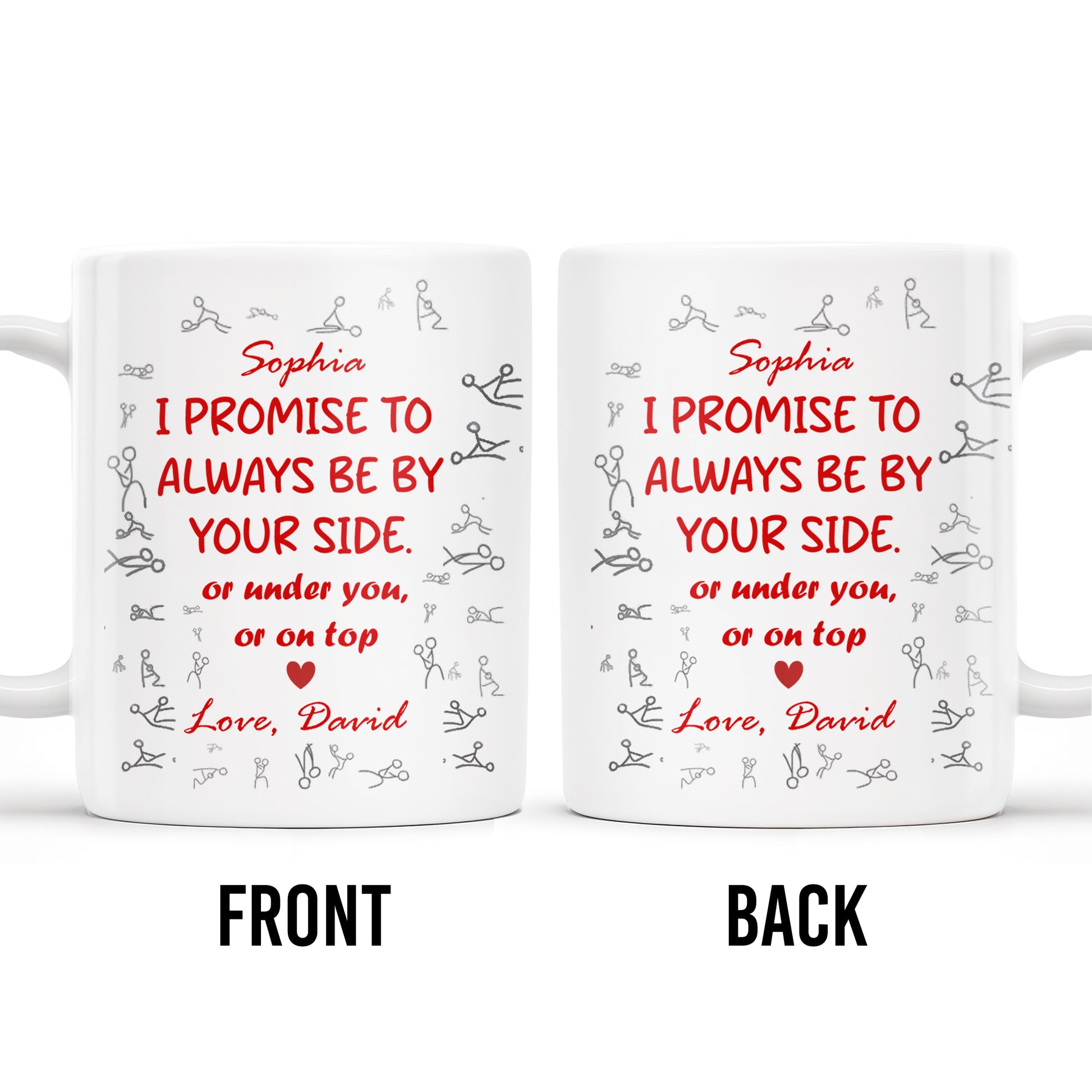 I Promise To Always Be By Your Side, Stick Figure Design