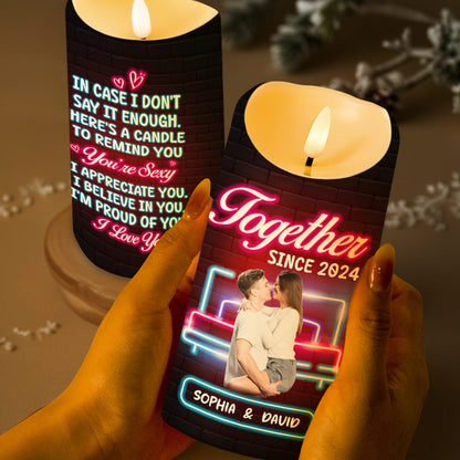 Love And Appreciation Neon Sign LED Candle