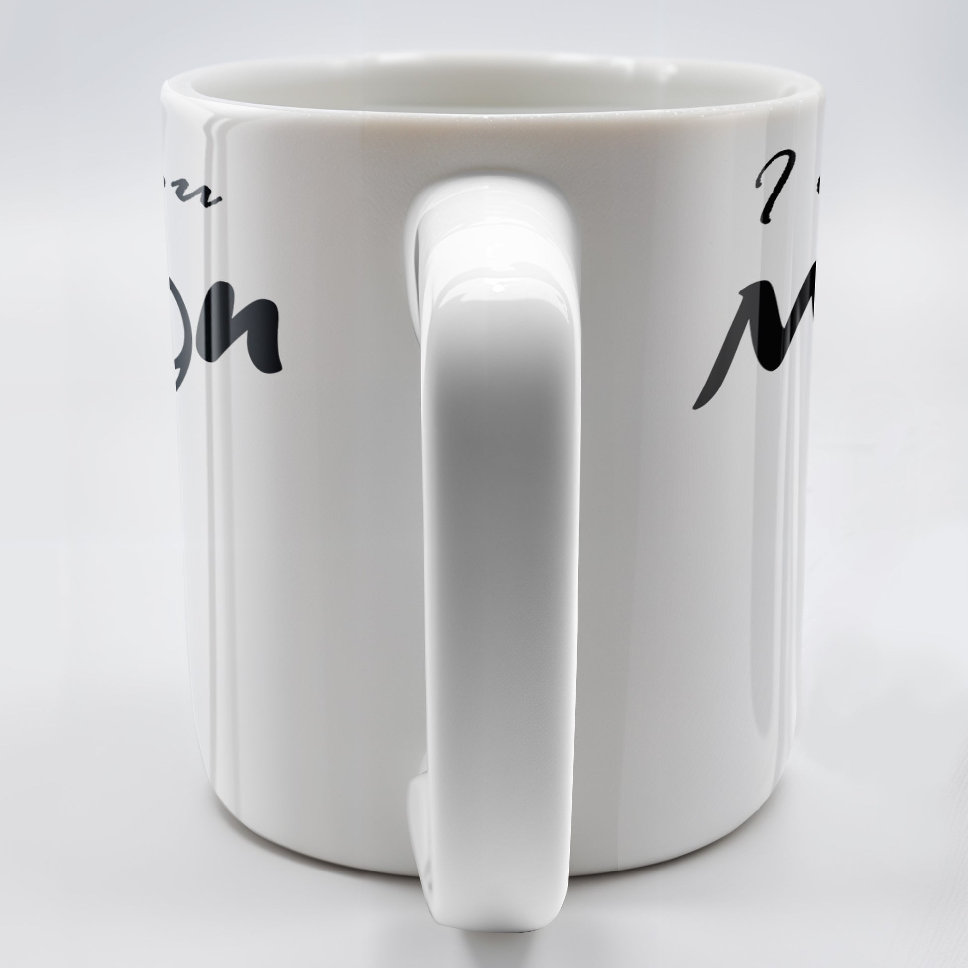 I Love You To The Moon And Back Mug With Moon And Hands Design