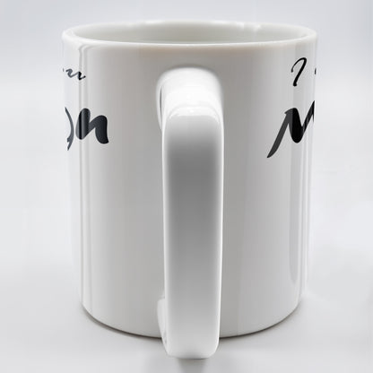 I Love You To The Moon And Back Mug With Moon And Hands Design