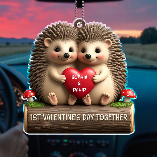 First Valentine's Day Together With Cute Hedgehogs