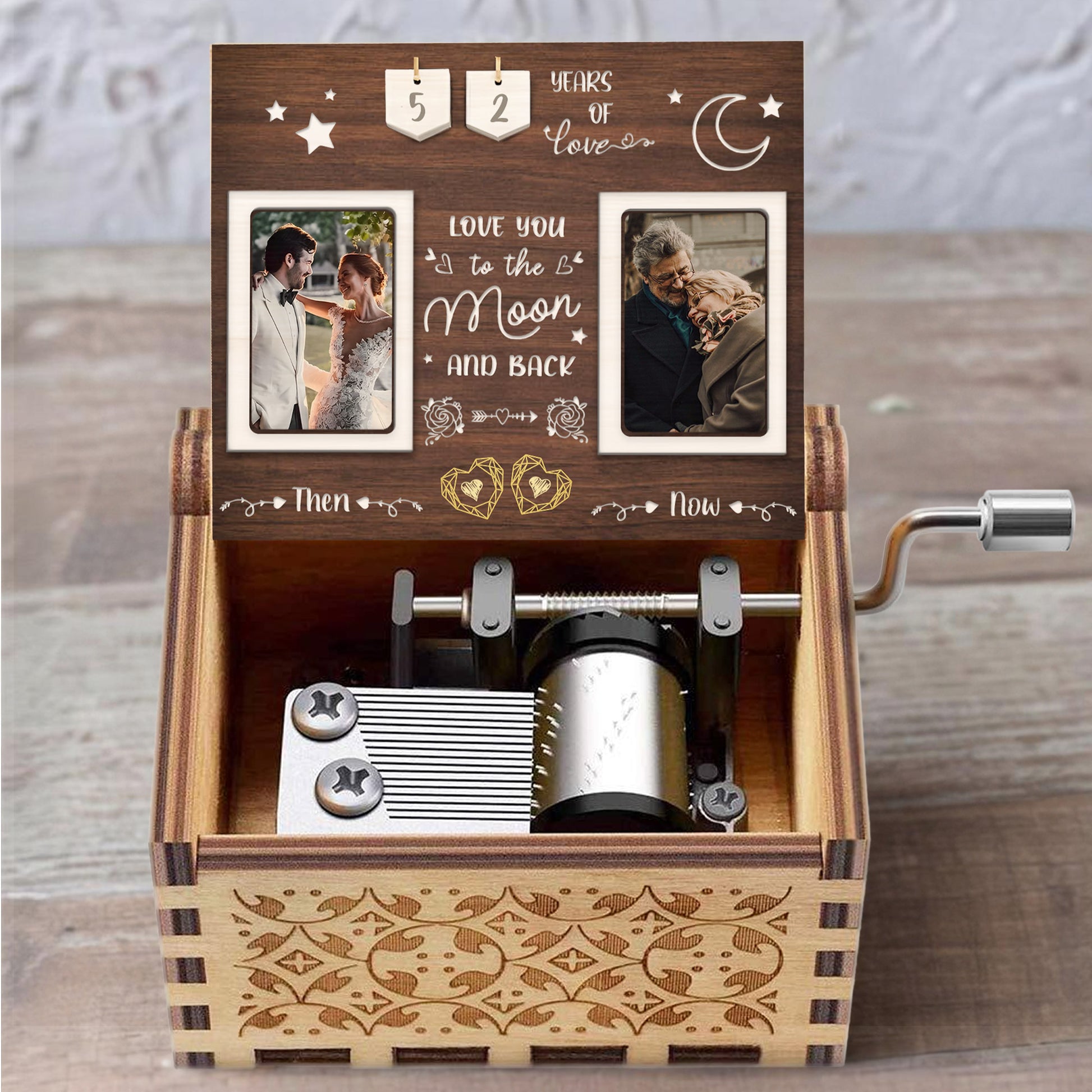 Love You To The Moon And Back Romantic Music Box