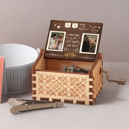 Love You To The Moon And Back Romantic Music Box