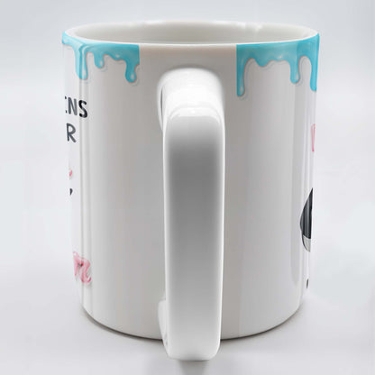 Penguin Mate Forever Love Custom Mug