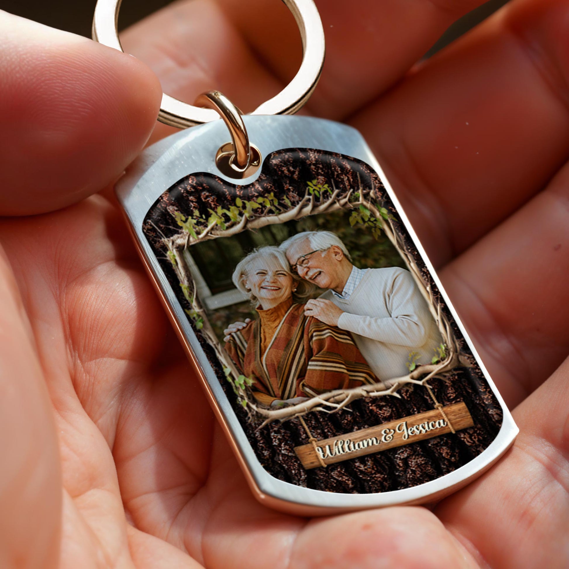 Together Since 1980 Wood Texture Love Message